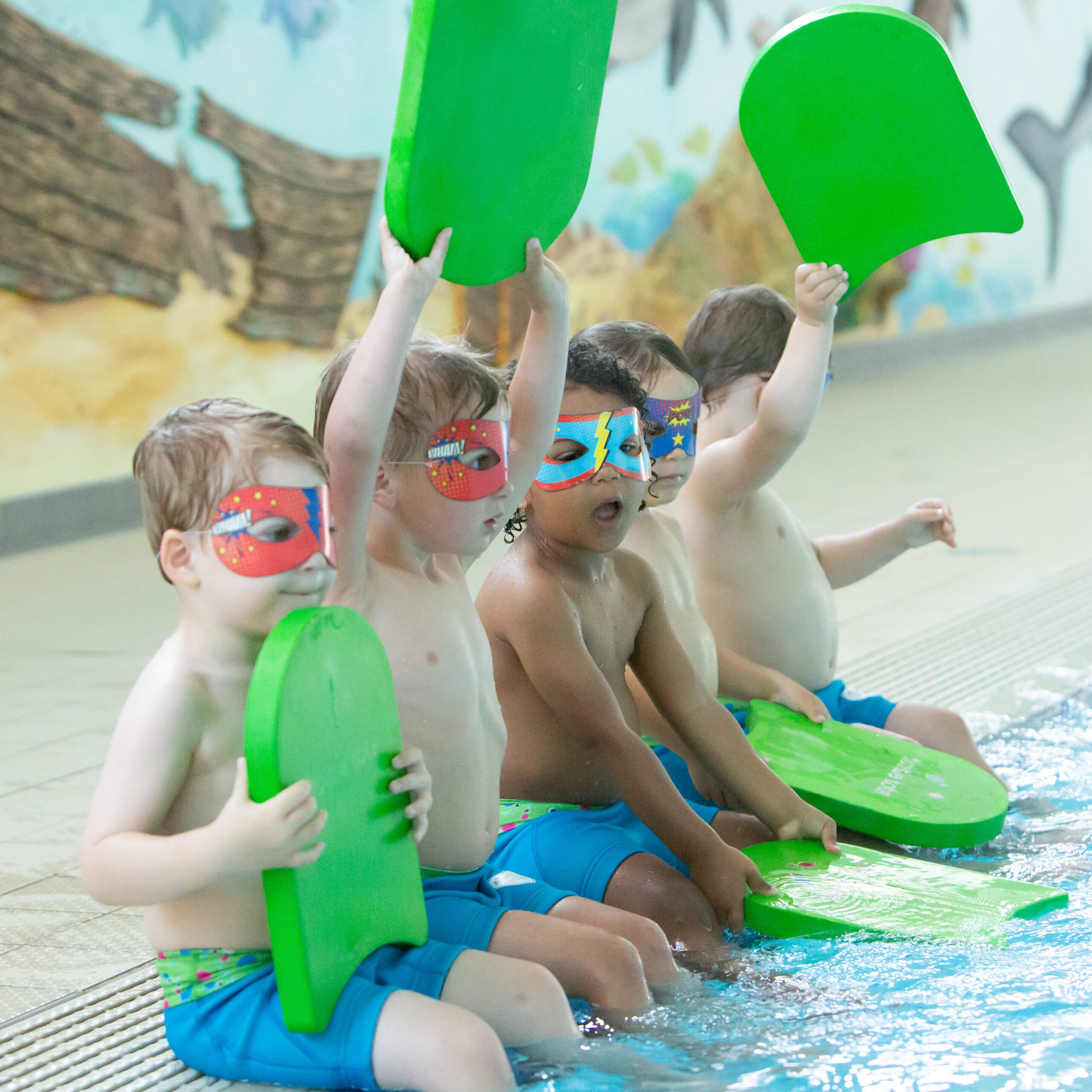 turtle tots splash jammers blue